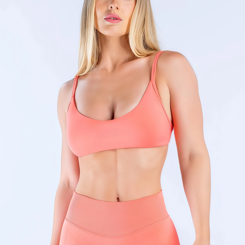 Plunge Bra Push Up - HISTELLO Impact Scoop Neck BH Dames
