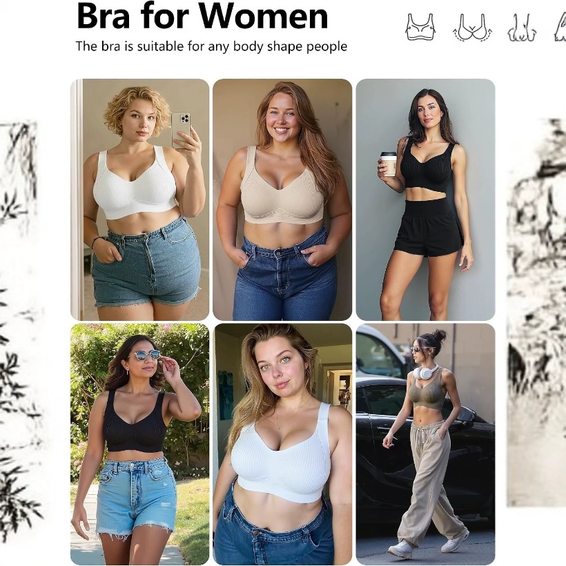 Dames Jelly Draadloze Naadloze - Full Coverage Bra recensie en prijs