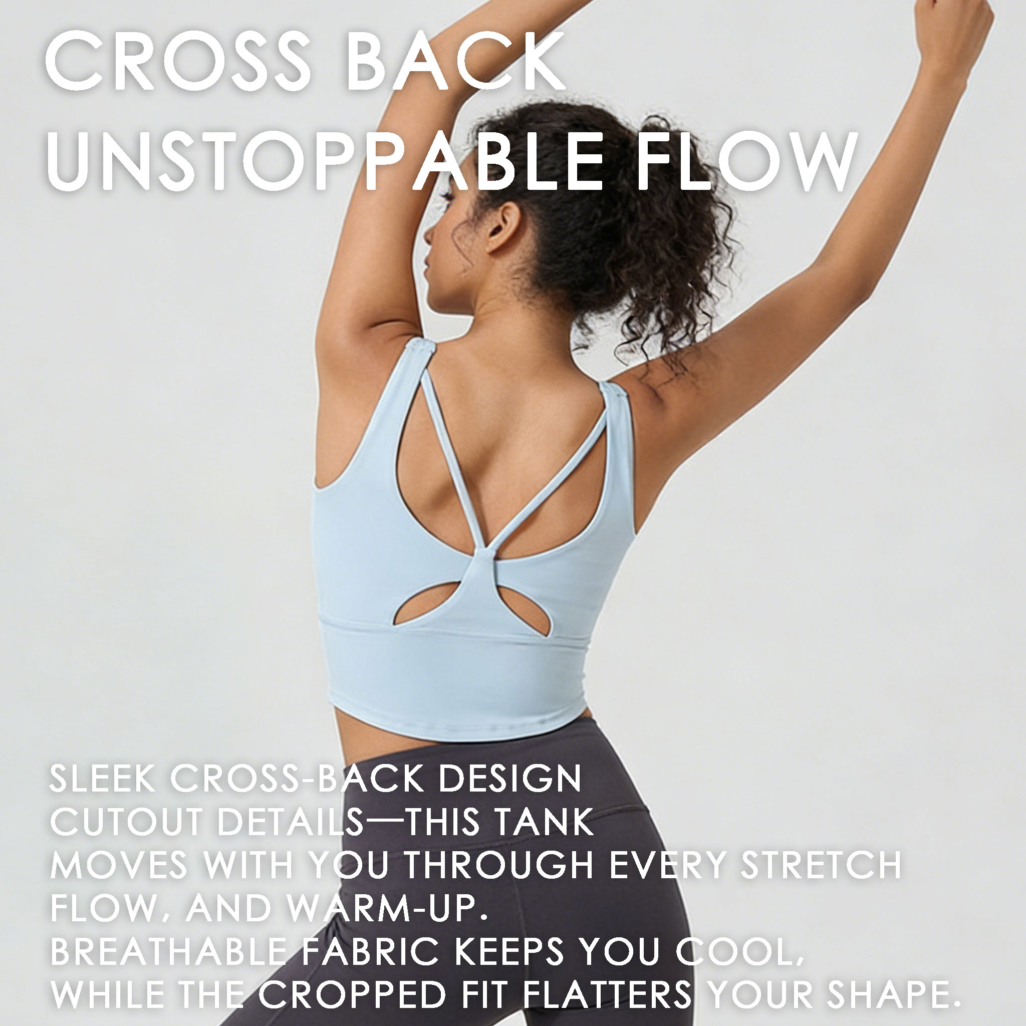 Yoga sportbeha met vaste cups  - Sports Bra Racerback recensie en prijs