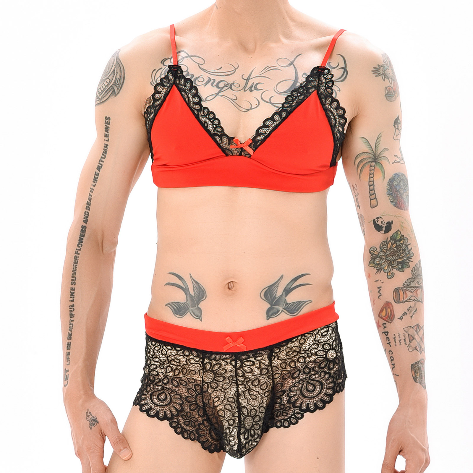 Mannen sexy crossdressing erot - Sheer Bra Lace recensie en prijs